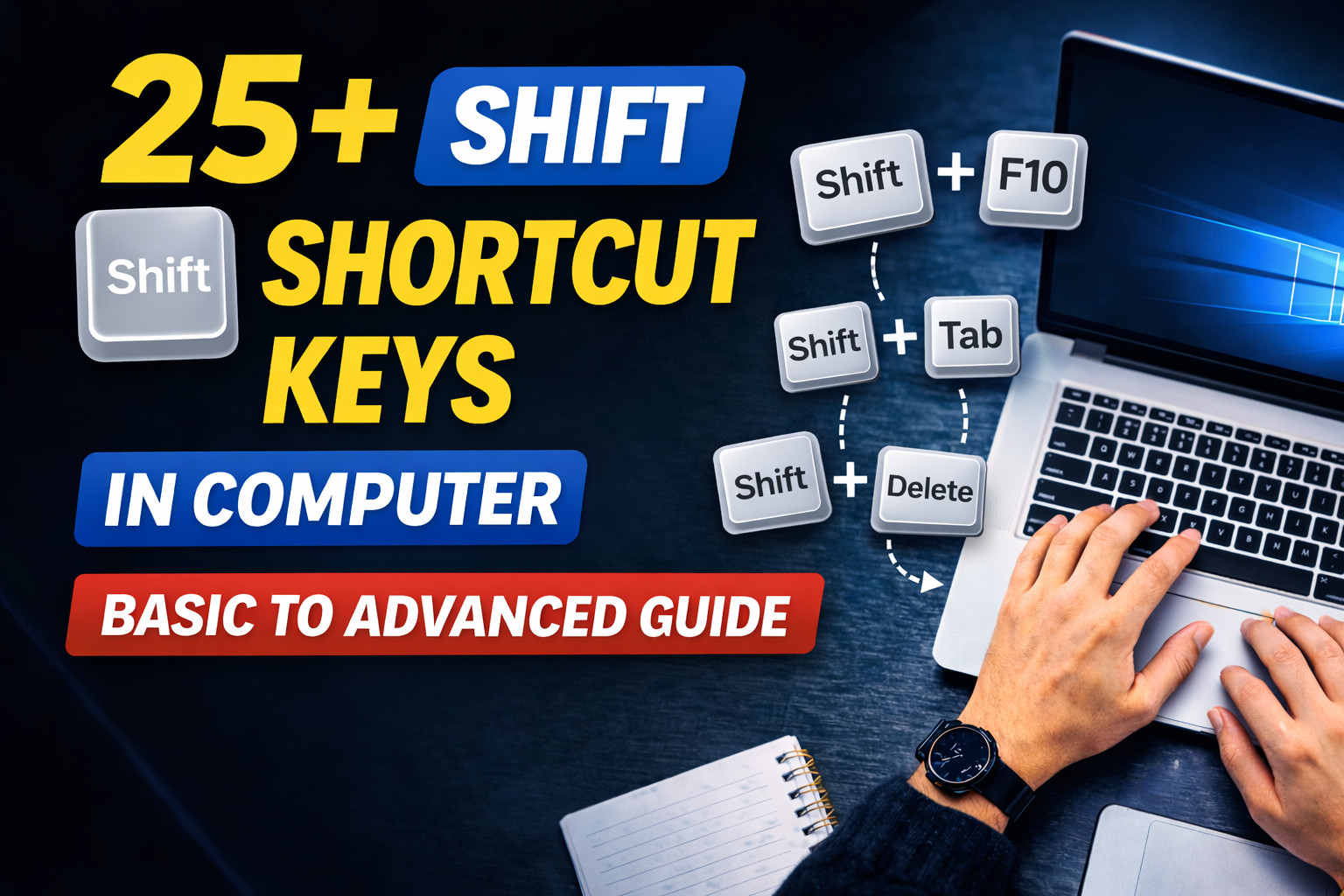 Shift Shortcut Keys in Computer (100+ List) ✅